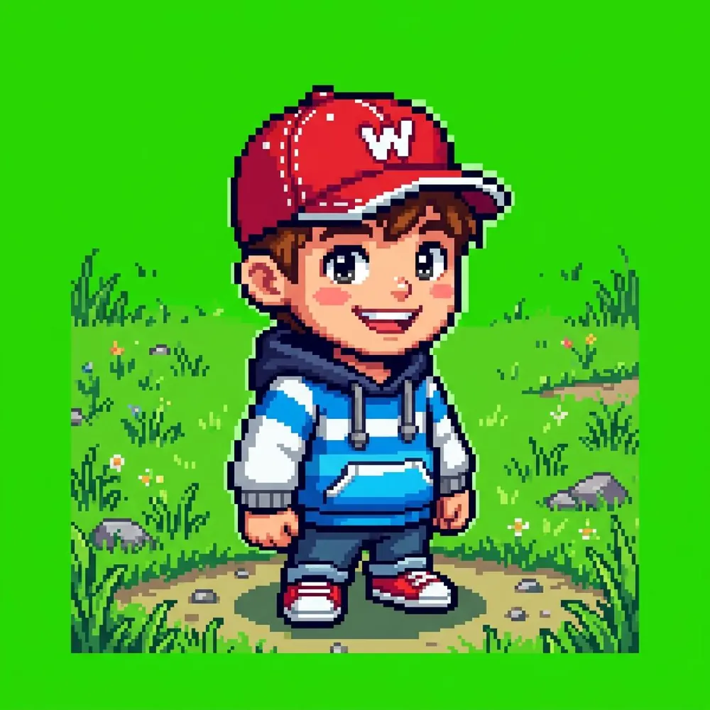 Pixel Art Retro sesudah