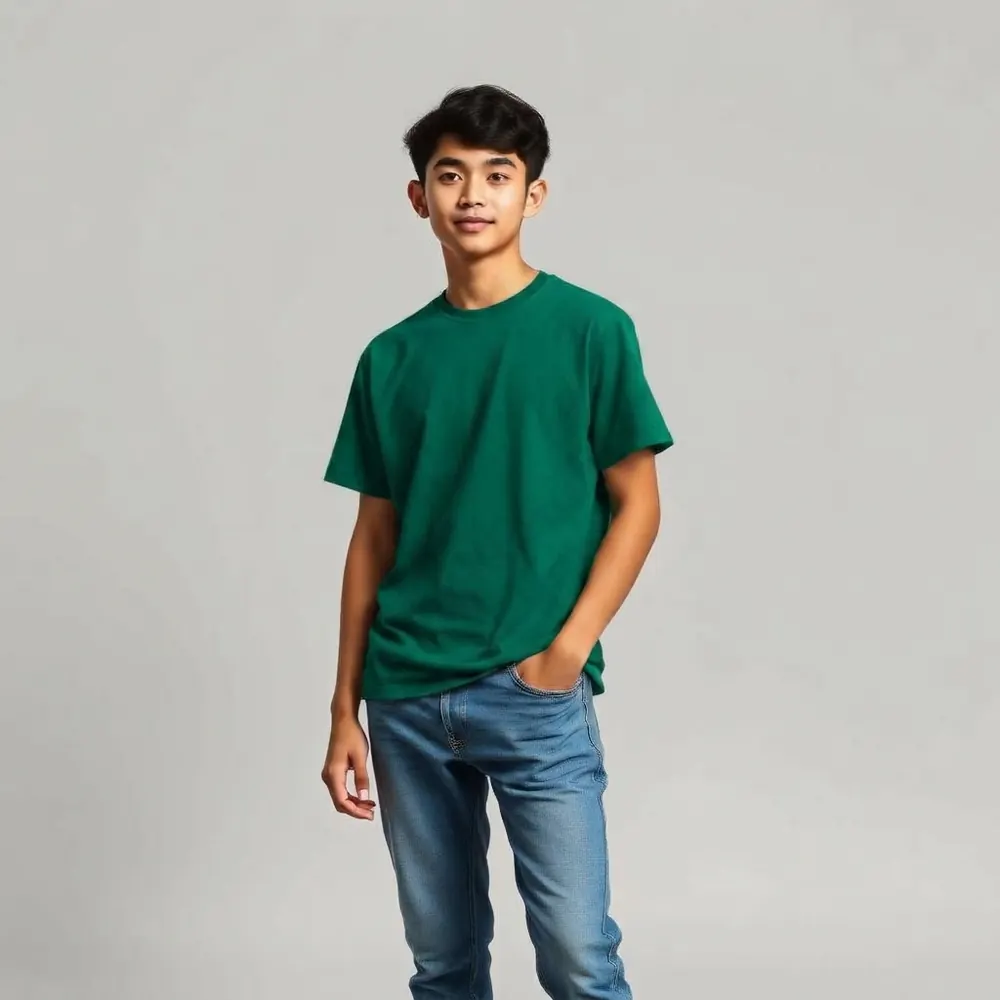 Ganti Warna Baju sesudah